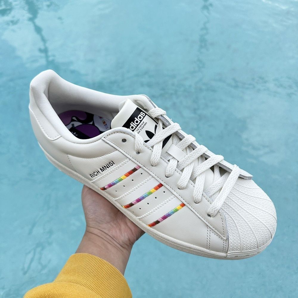 Adidas Superstar x Rich Mnisi Low Pride Men's Athletic Shoes ID7493 - Picture 4 of 13